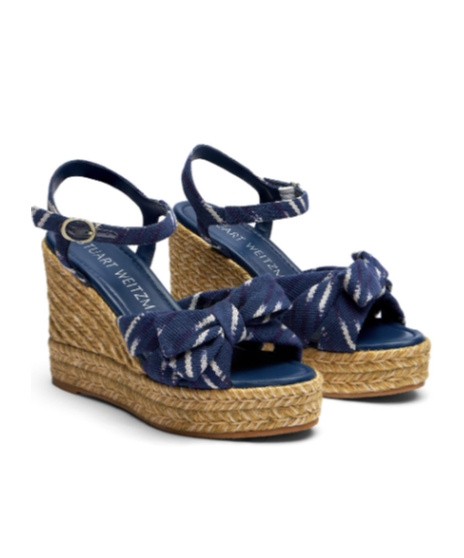 Stuart Weitzman Sofia 80mm Wedge Espadrilles In Multicolor
