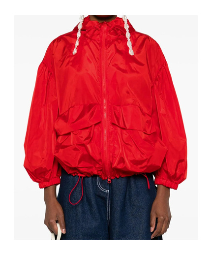 Simone Rocha Hooded Jacket In Red