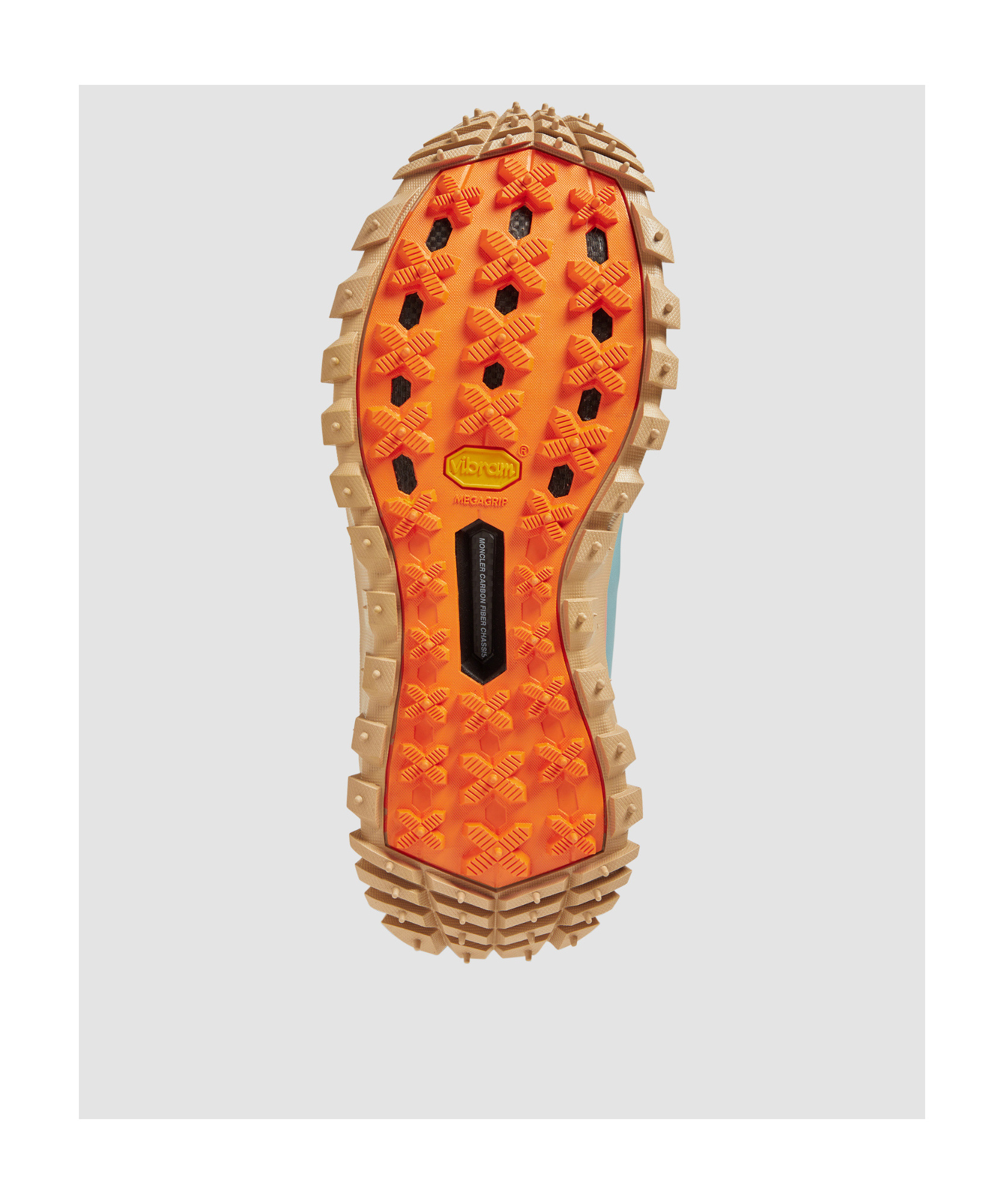 Moncler Chunky Sole Mesh Panels Pull Tab Sneakers In Multicolor