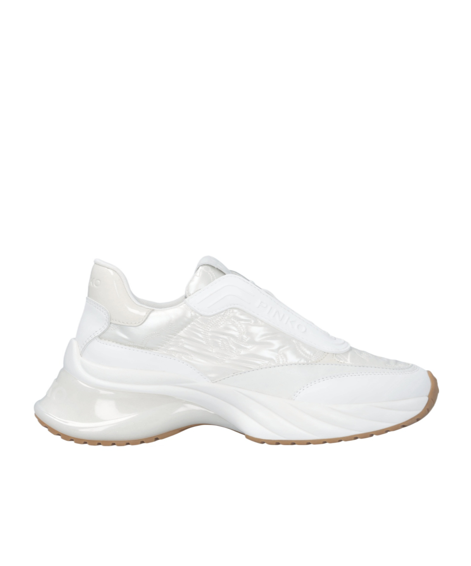 Pinko Ariel 19 Platform Sneakers In White