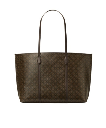 Tory Burch Perry Logo Pattern Tote Bag