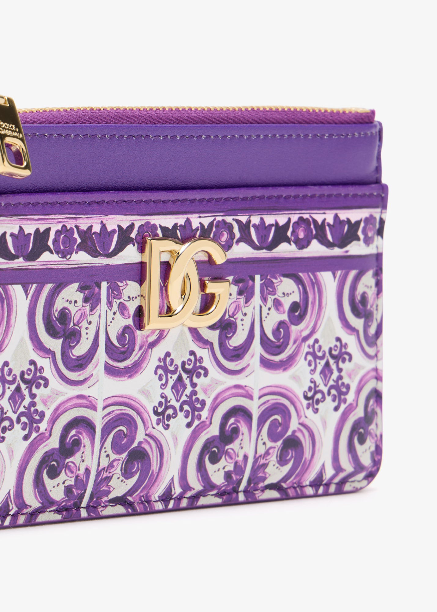 Dolce & Gabbana Dolce Gabbana Majolica Printed Card Case