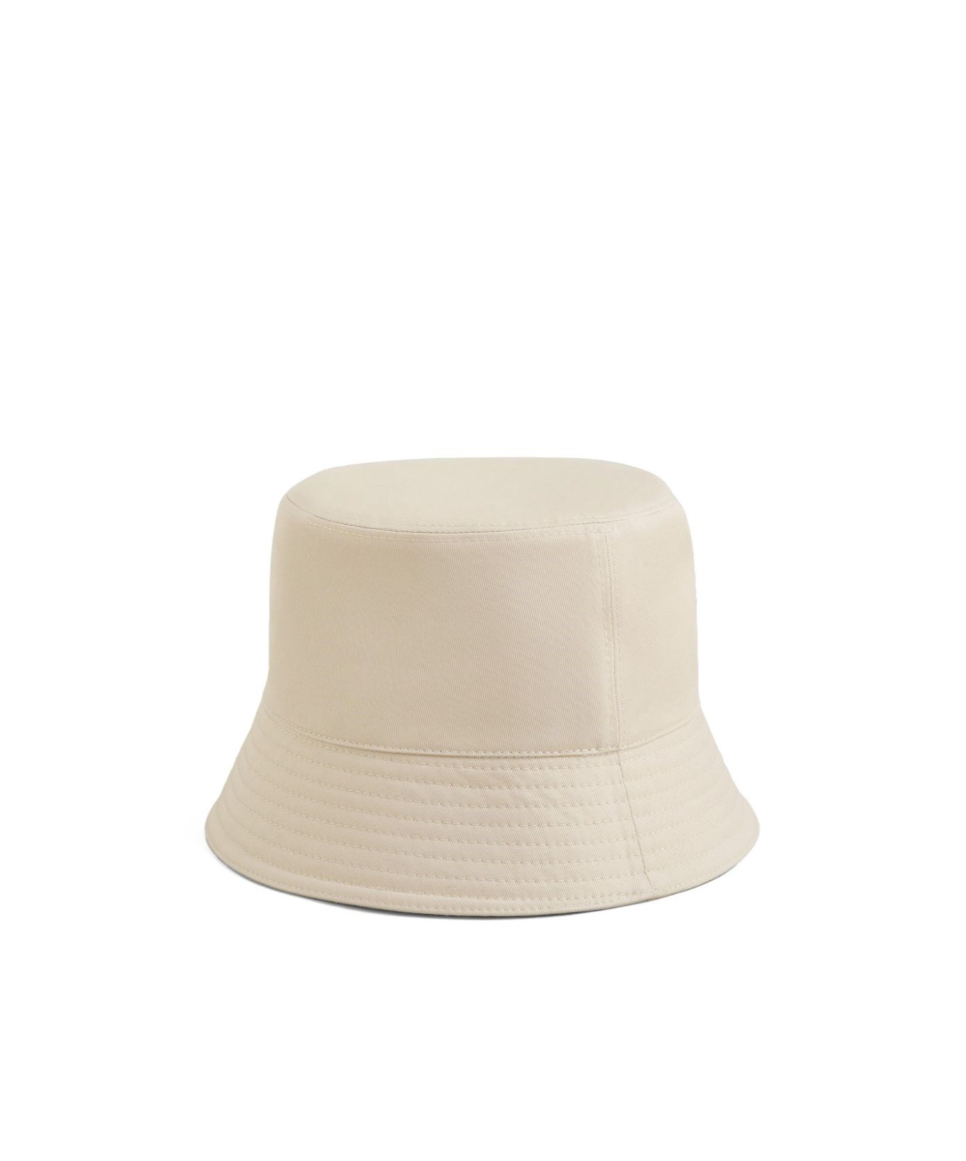 Shop Marni Ivory Organic Gabardine Bucket Hat With Embroidered Logo In Nude