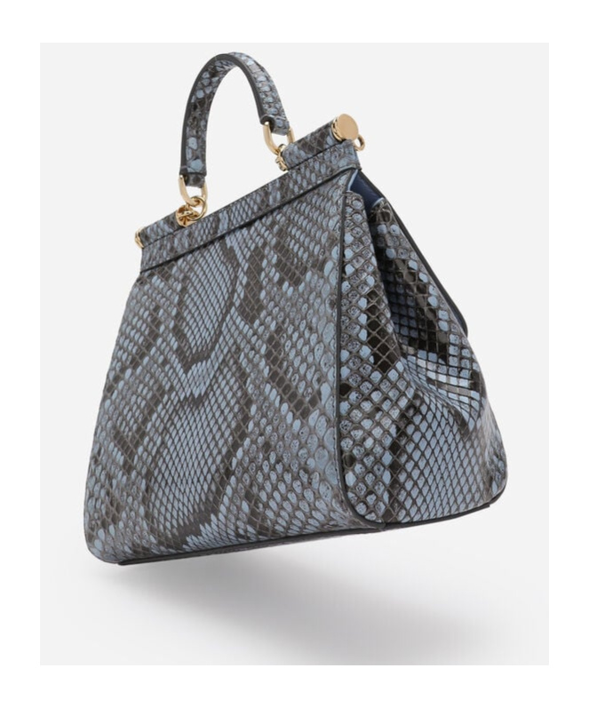 Dolce & Gabbana Flip Shoulder Bag In Gray