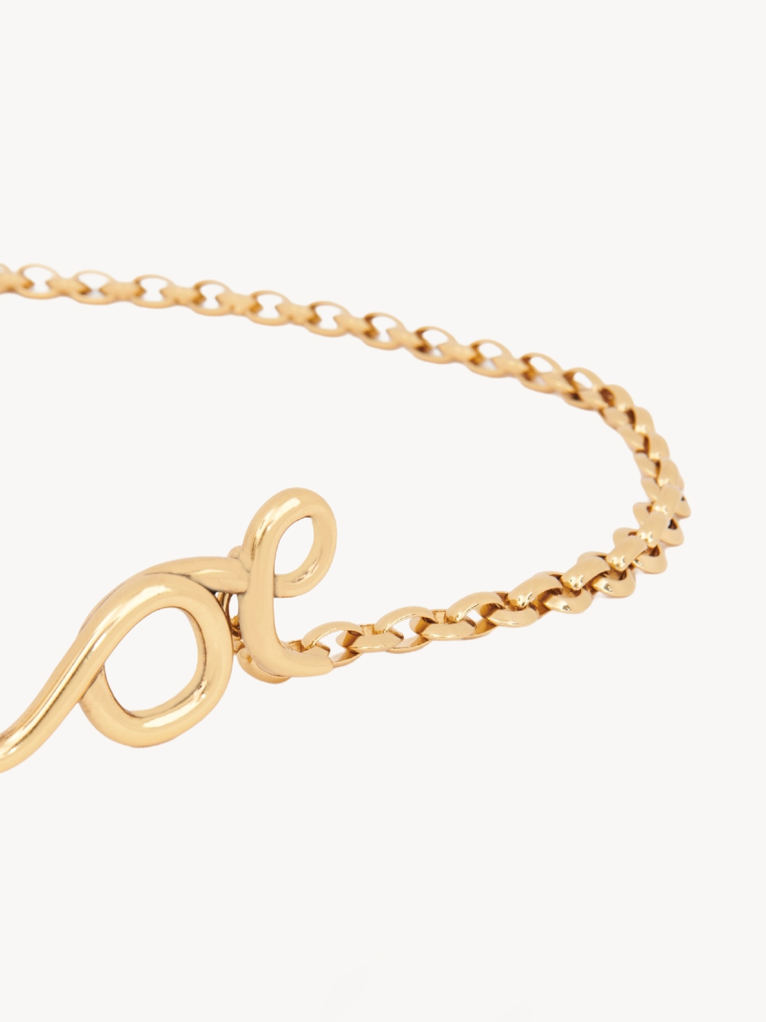 Chloé Chain Bras Belt In Nude