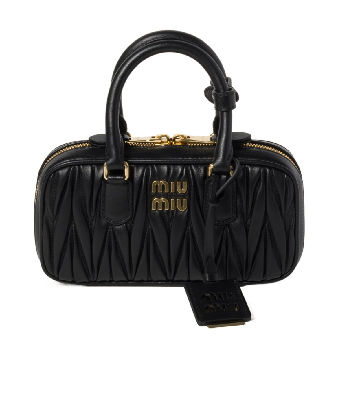 Miu Miu Arcadie Bag In Quilted Nappa In Black