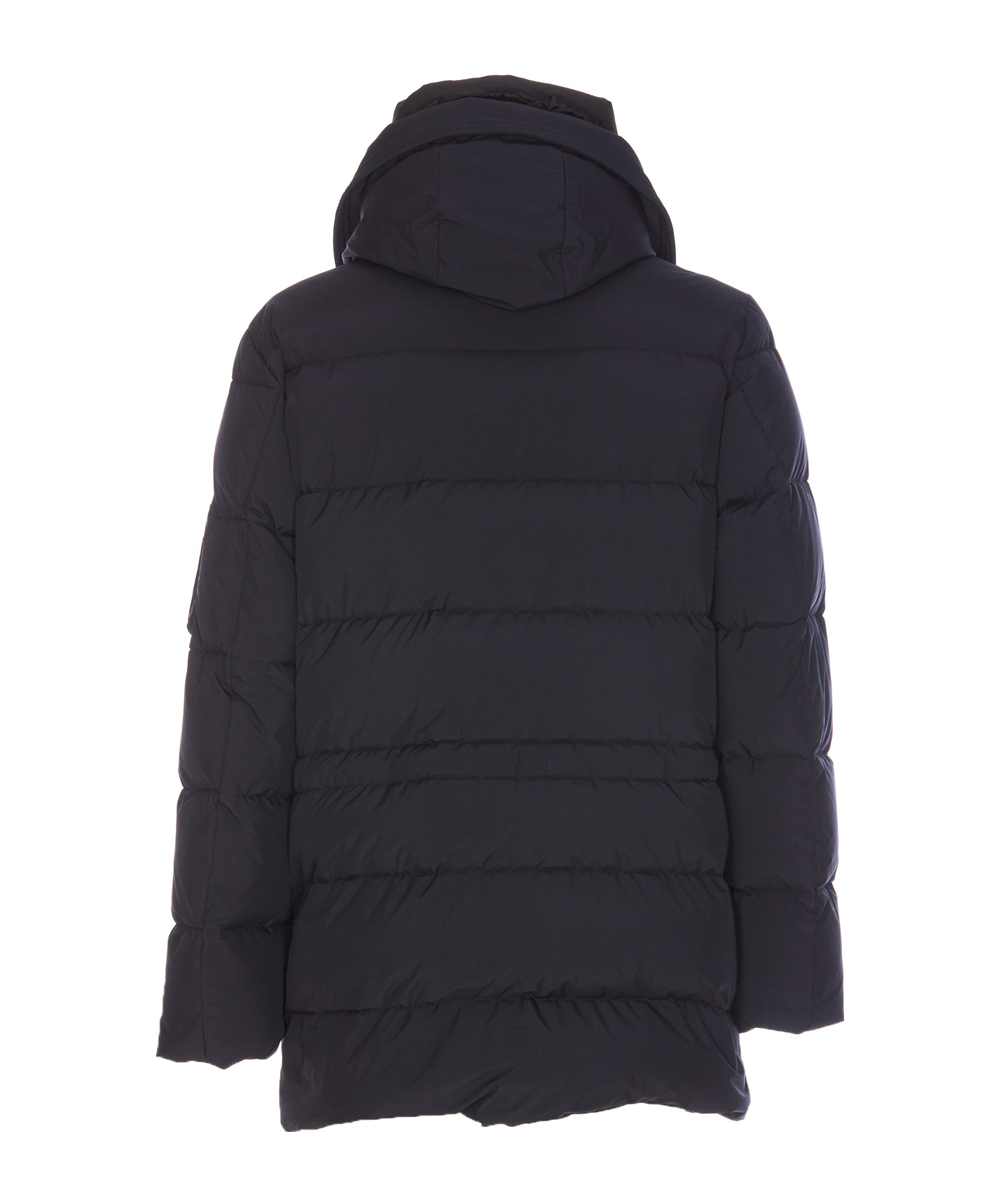 Moorer Man Puffer Midnight Blue Size 48 Polyamide In Black