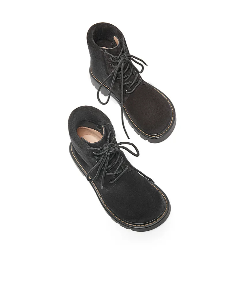 Loewe Sierra Short Boots In Black
