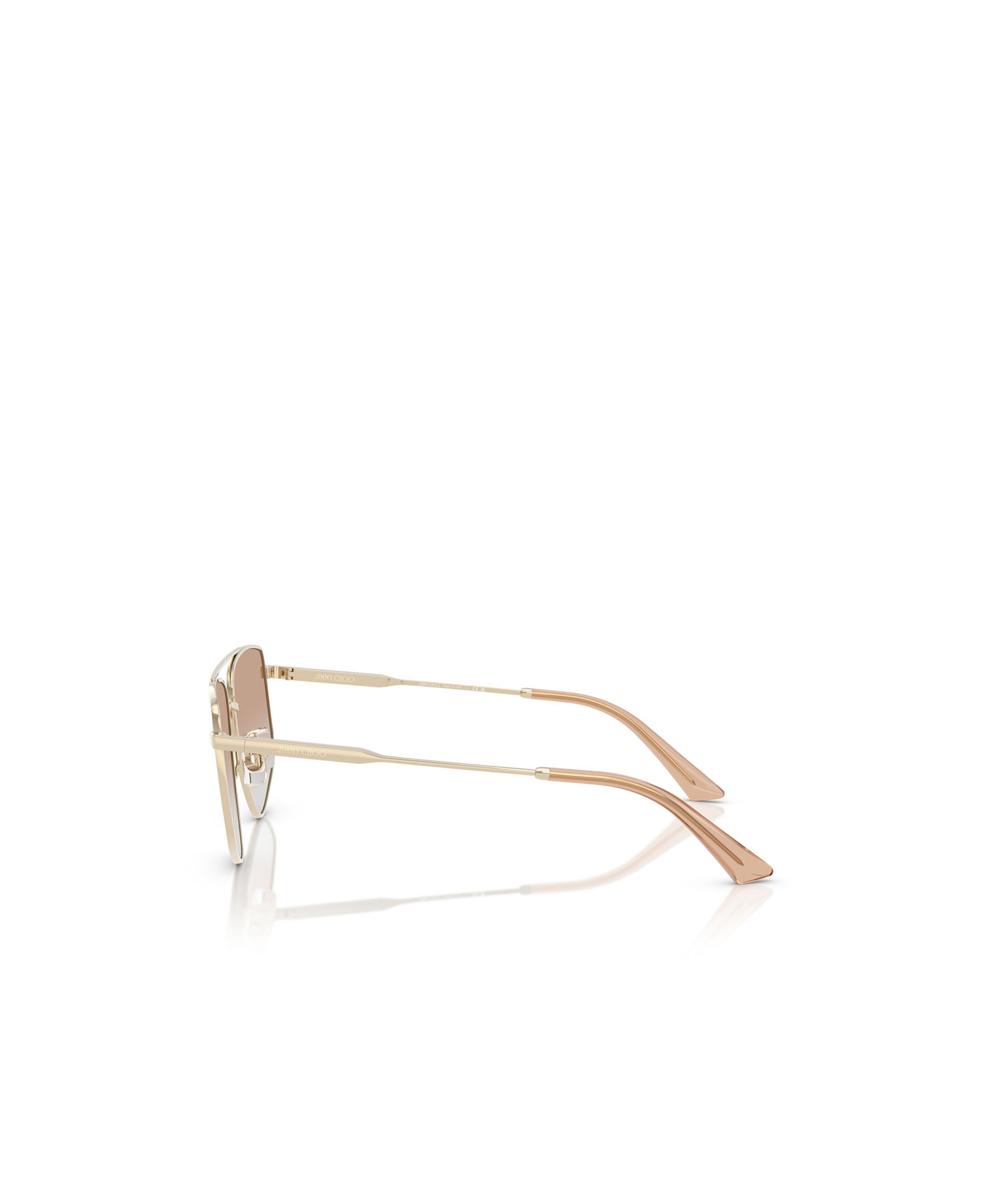 Jimmy Choo Eyewear Navigator Frame Sunglasses In Brown