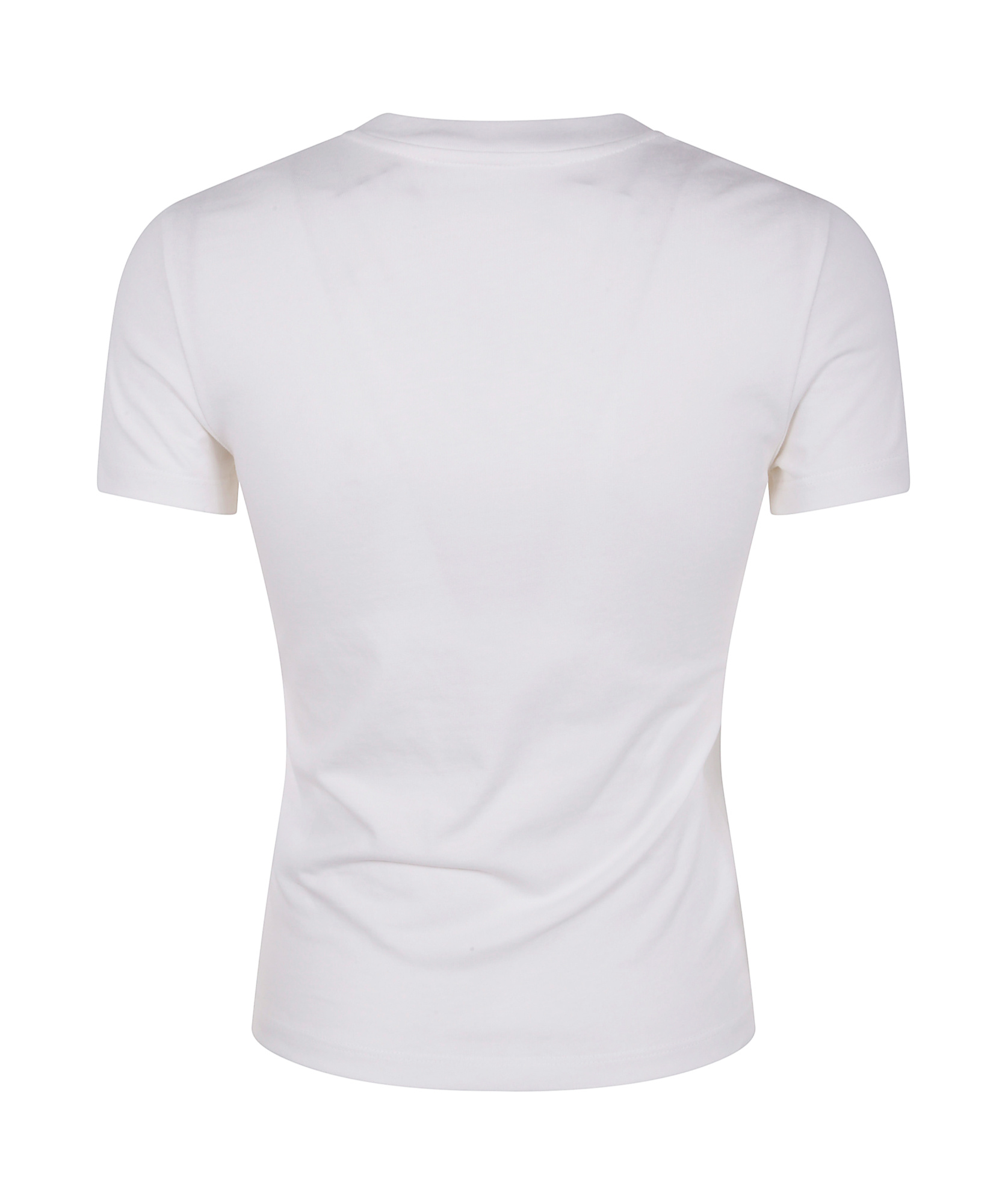 Blumarine T-shirt With Studs And Rhinestone Embroidery In White
