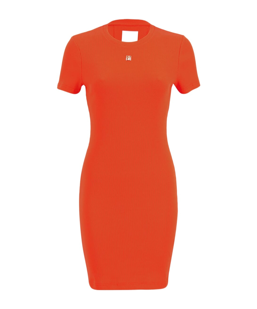 Givenchy Dress In Cotton With 4g Liquid Detail In Red