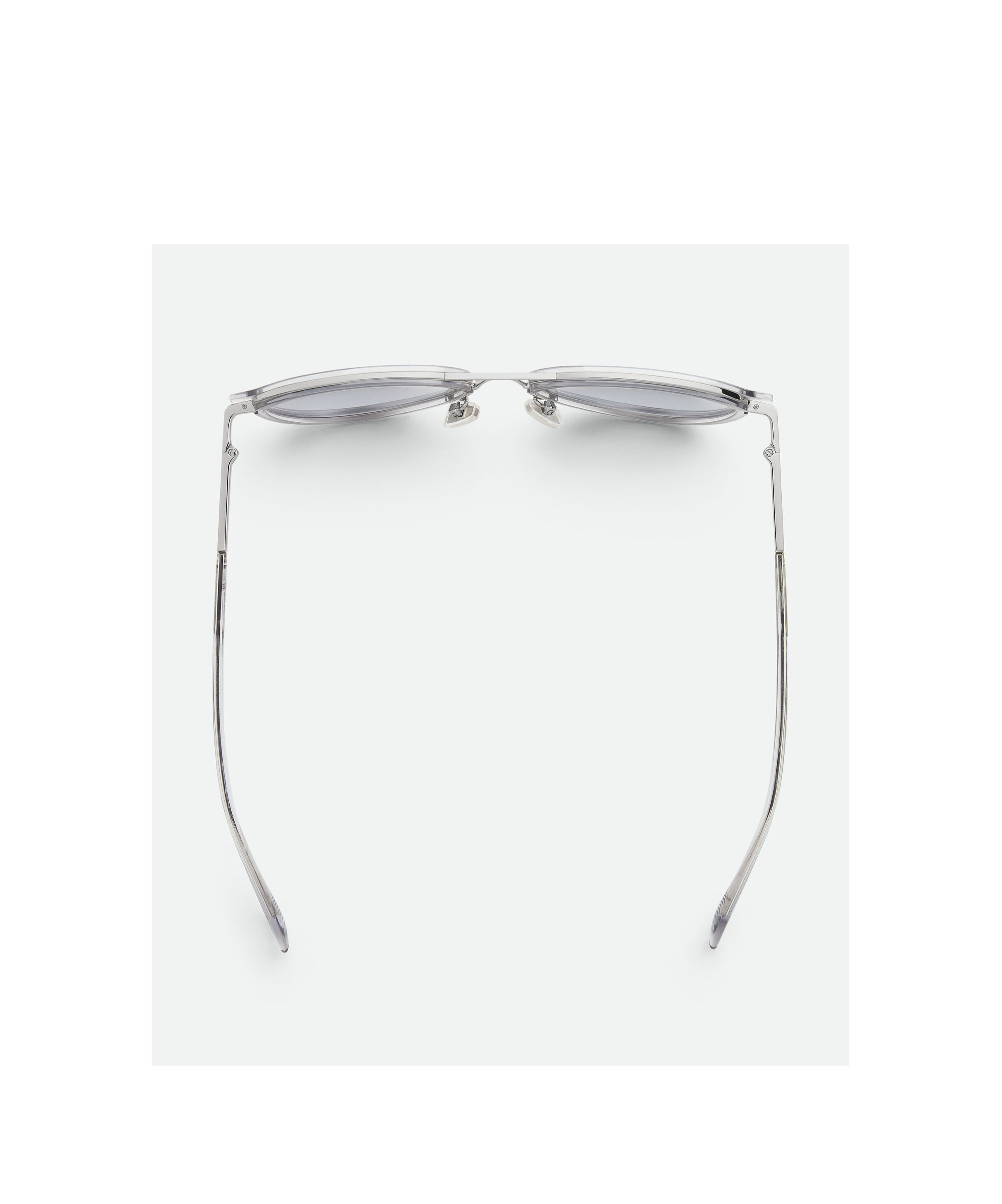 Bottega Veneta Full Frame Sunglasses In Gray