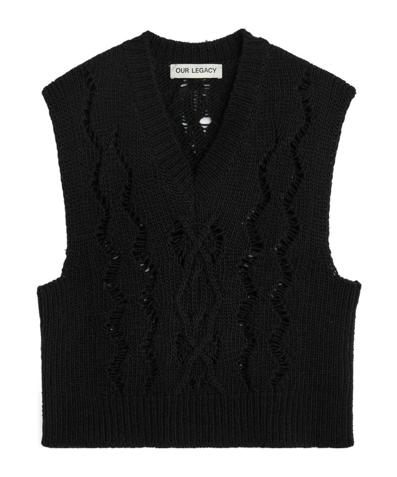 Our Legacy Cable Michigan Tank Clothing In Black