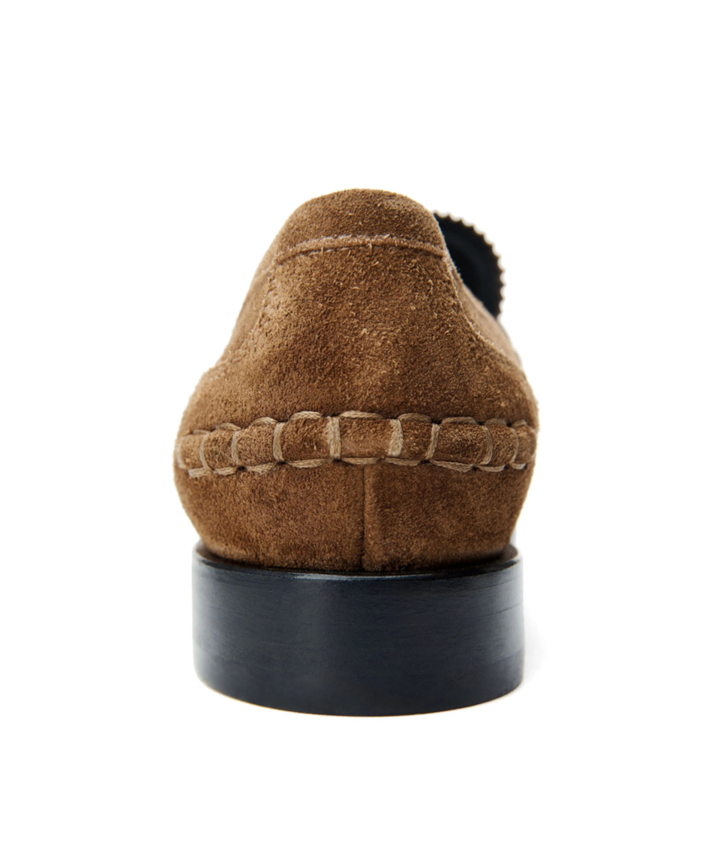 Alexander Wang Suede Carter Loafers In Brown