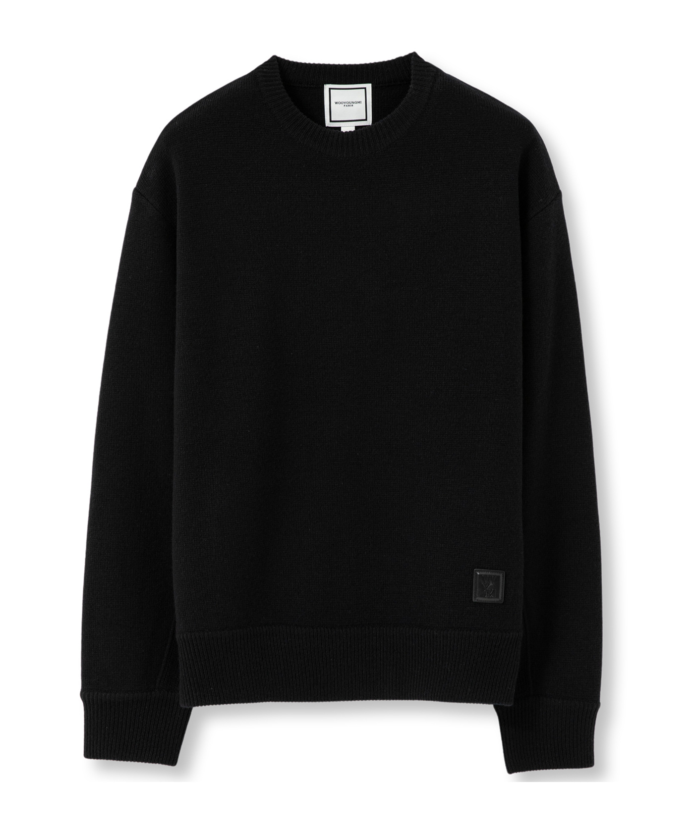 Wooyoungmi Round-neck Wool Sweater In Black
