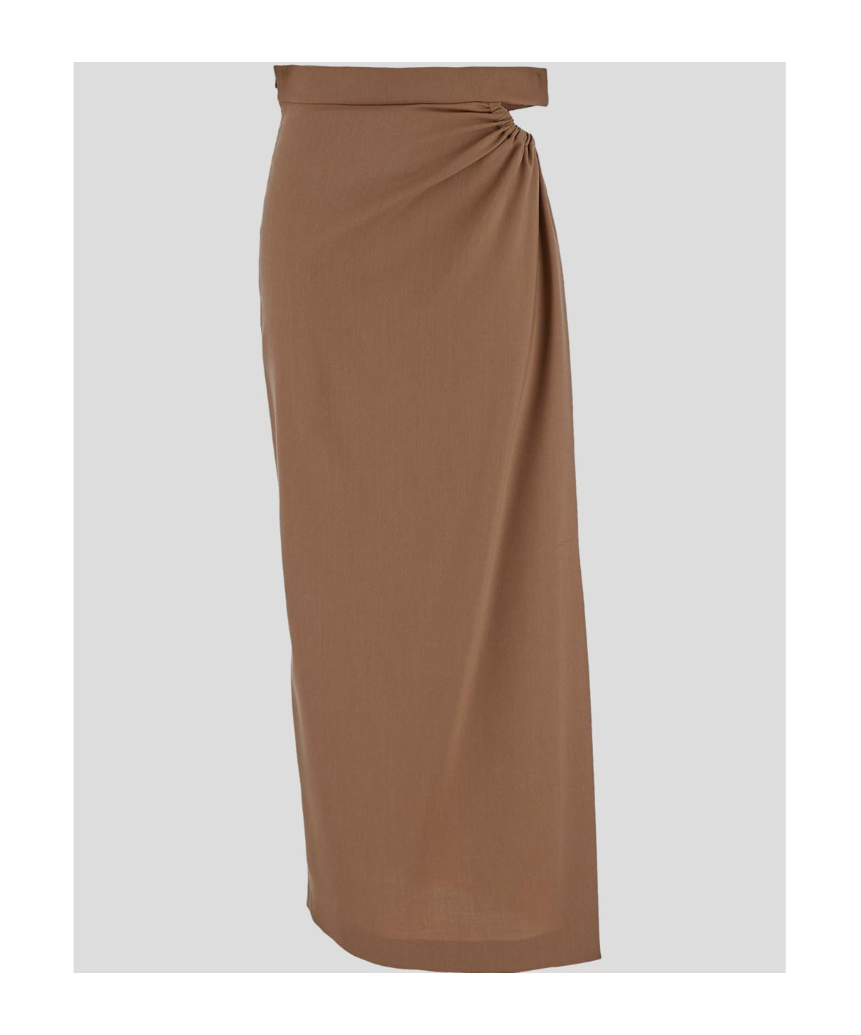 Max Mara Navona Skirt In Brown