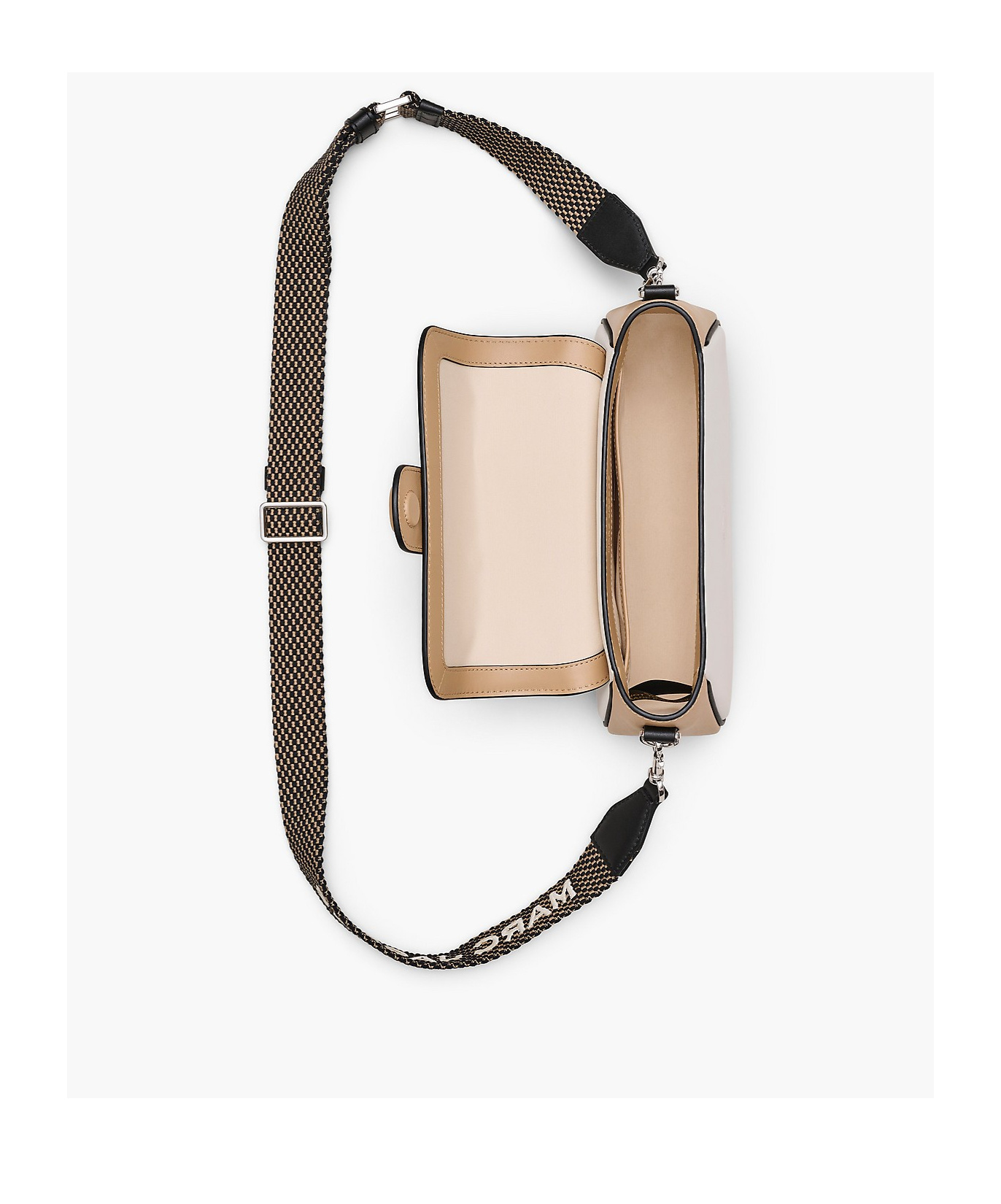 Marc Jacobs The Colorblock Large Clover Shoulder Bag In Brown