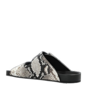 Iro Animal Pattern Slippers In Gray