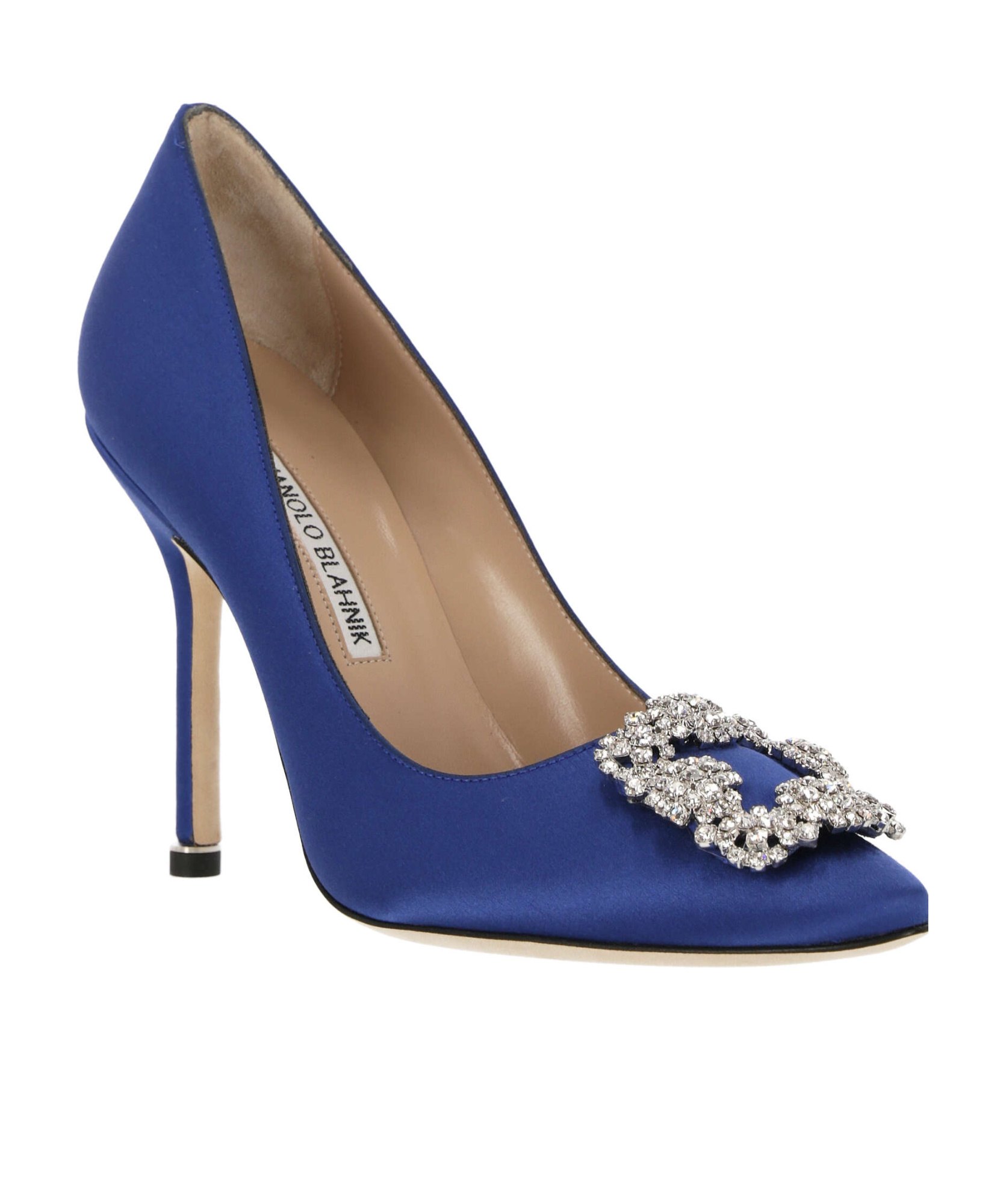 Manolo Blahnik Stiletto High Heels In Blue