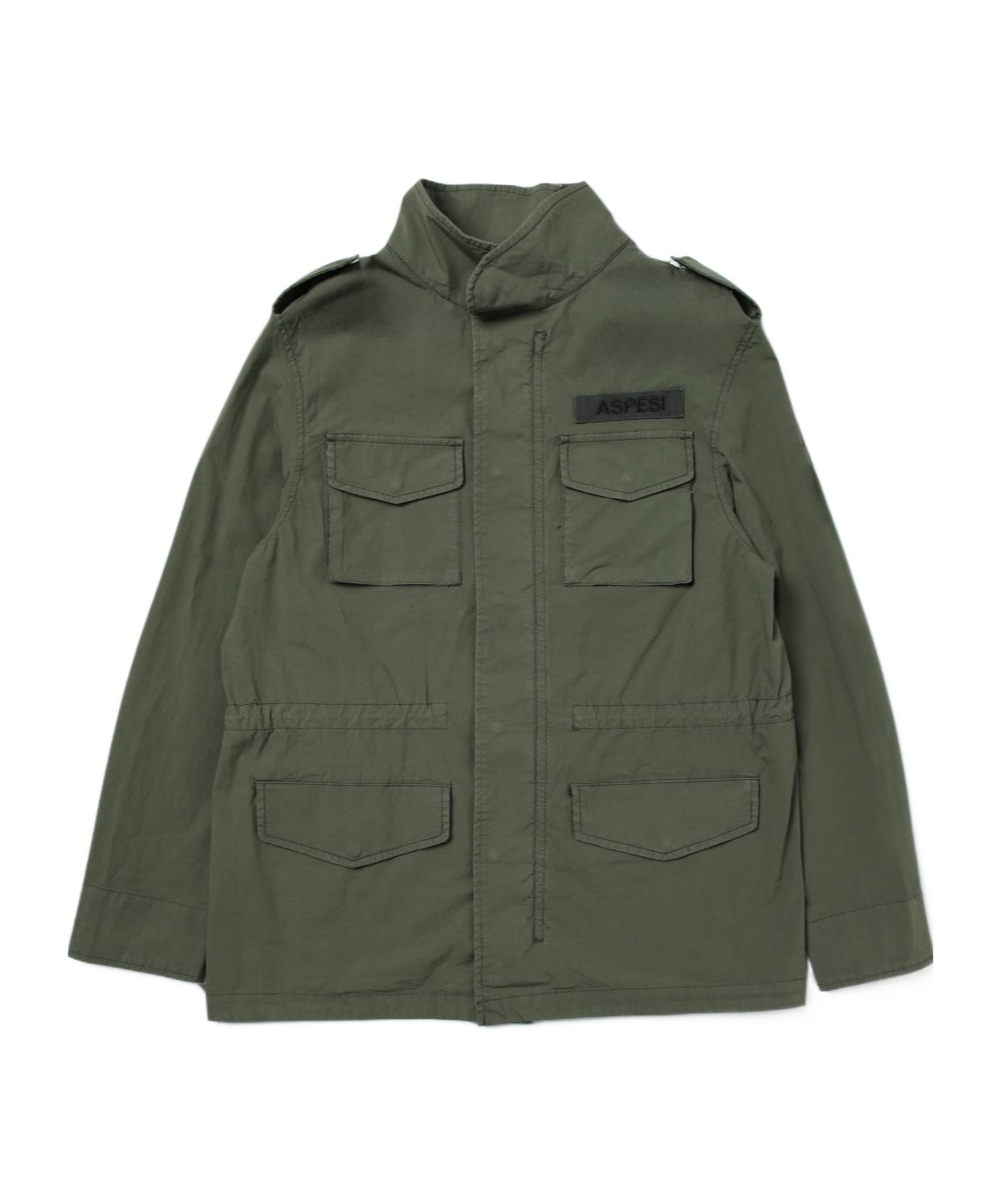Aspesi Jacket Kids Color Military In Black