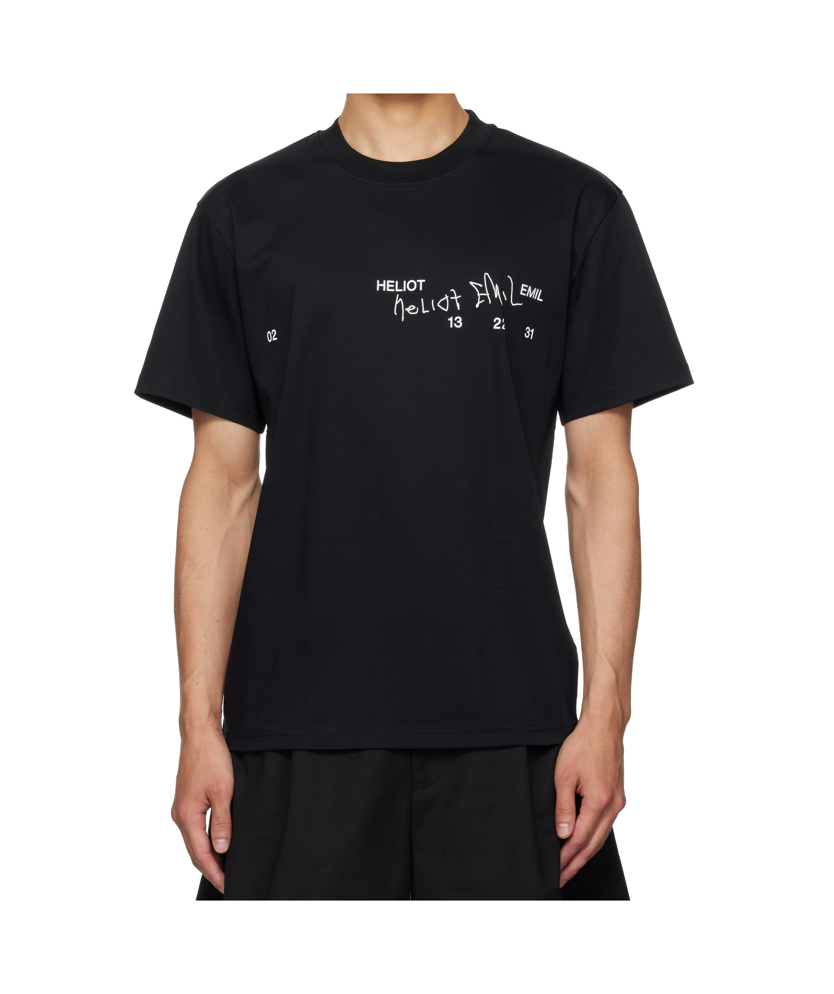 Heliot Emil Fulgens T-shirt In Black