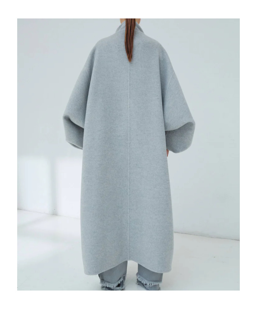 Darkpark North Oversize Coat In Gray