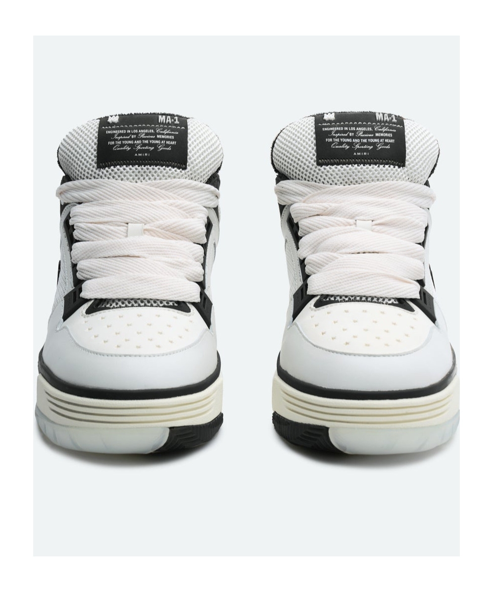 Shop Amiri Ma-1 Low-top Trainers In Gray