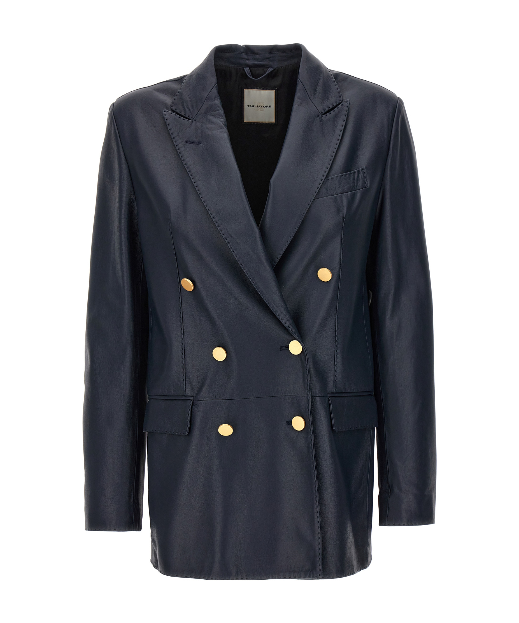 Tagliatore 'josie' Blazer Gold-tone Buttons In Black