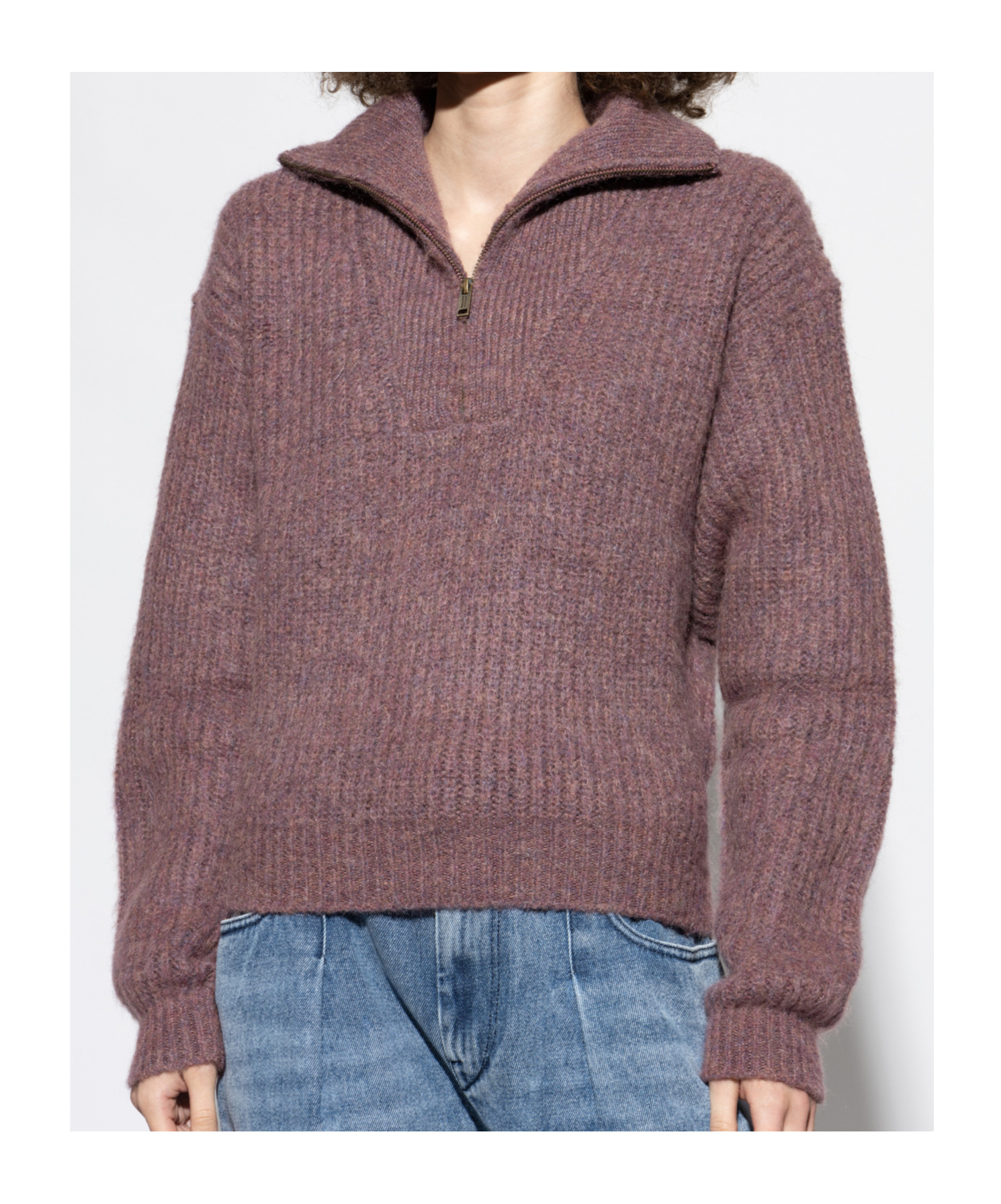 Isabel Marant Étoile Long-sleeved Sweater In Purple