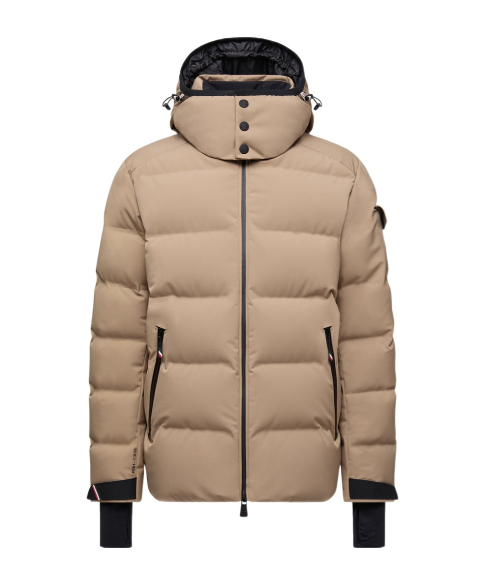 Moncler Grenoble Montgetech Hooded Down Ski Jacket In Nude