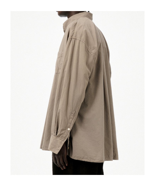 Our Legacy Borrowed Button-down Collar Cotton-voile Shirt In Brown