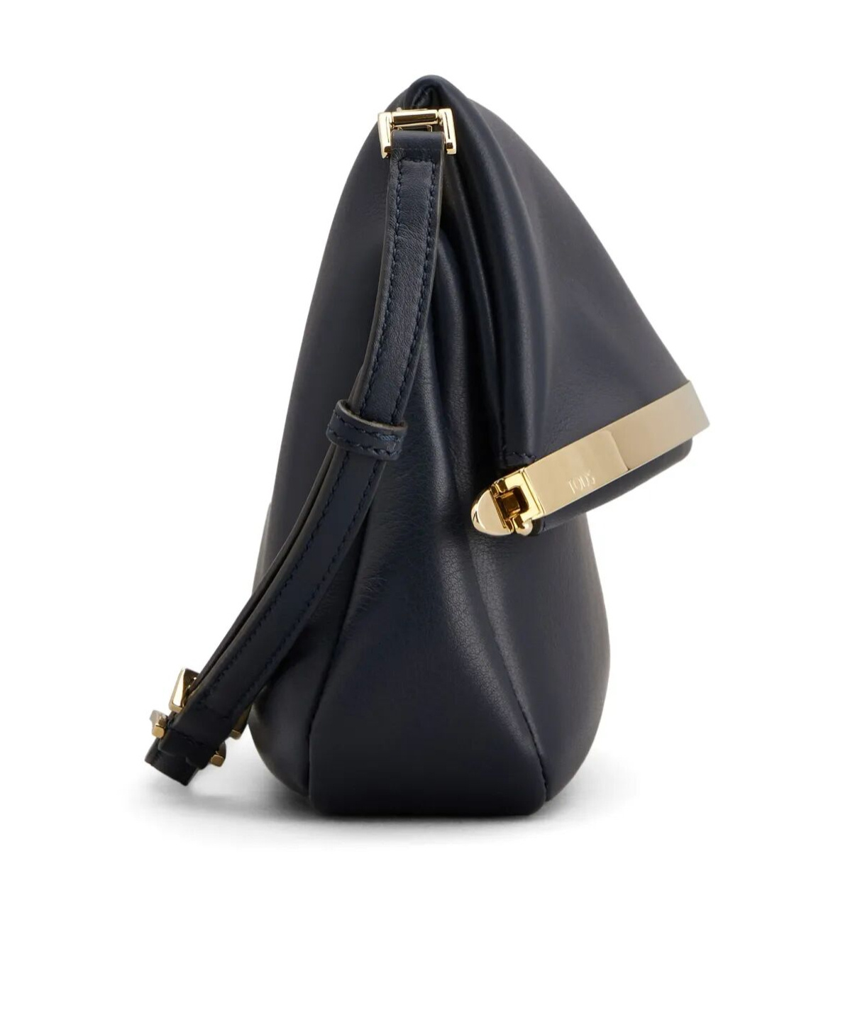 Shop Tod's Leather Clutch Bag In Black