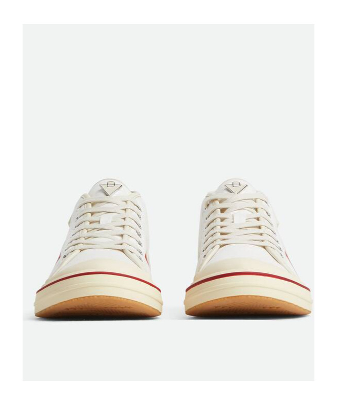 Bottega Veneta Men's Eliot Mid-top Sneakers In Neutral