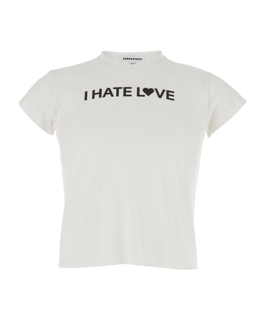 Jordanluca Short-sleeved T-shirt In White