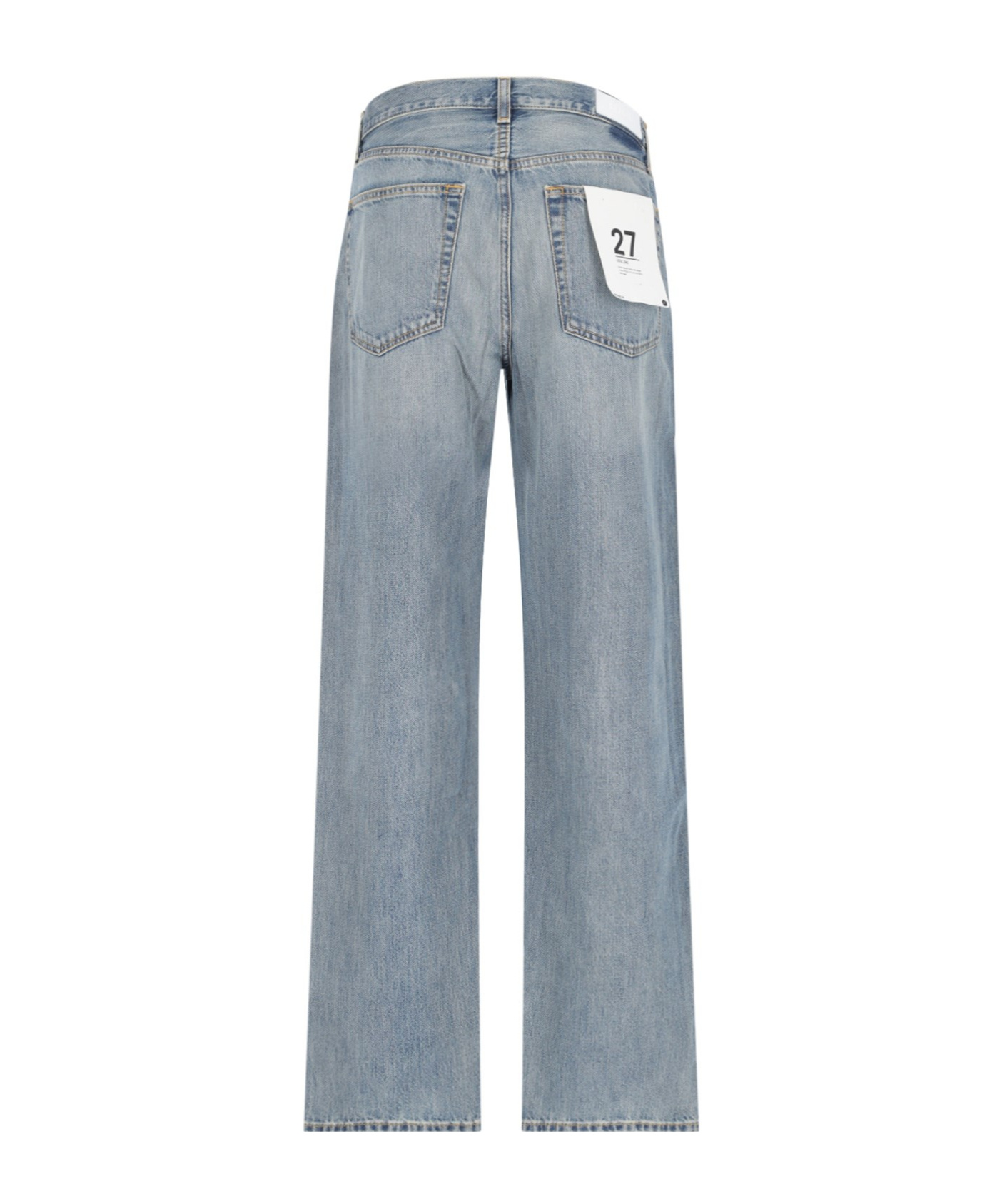 Re/done Straight Jeans In Gray