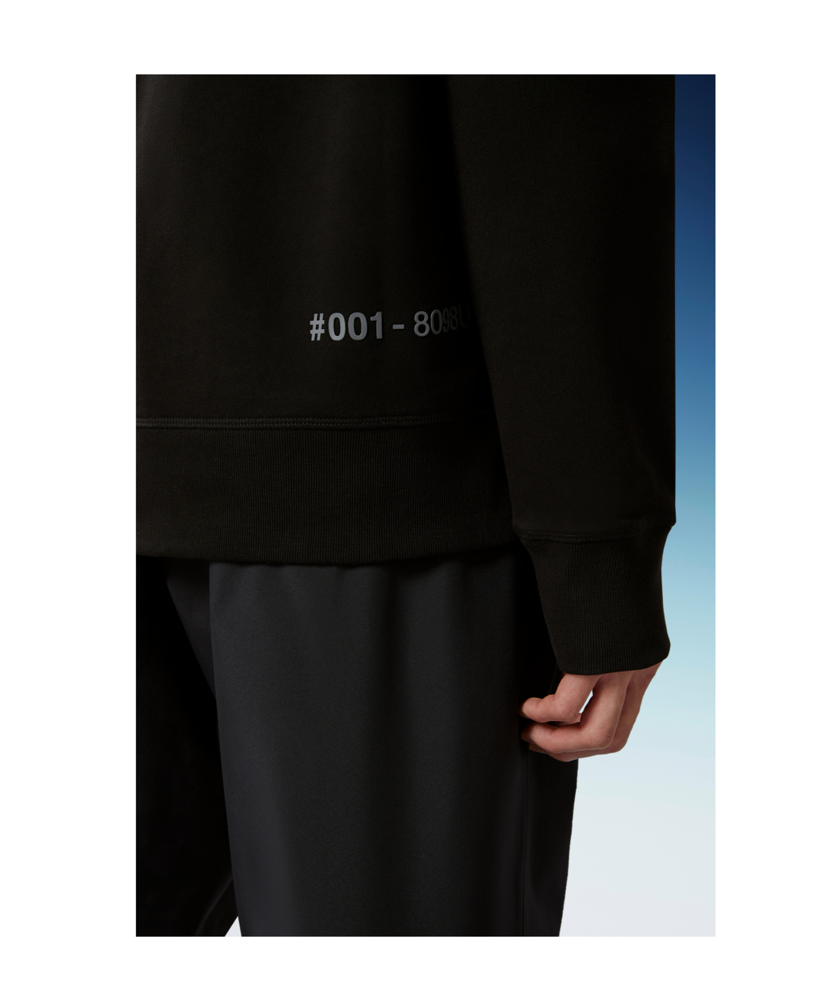 Moncler Logo Hoodie In Black