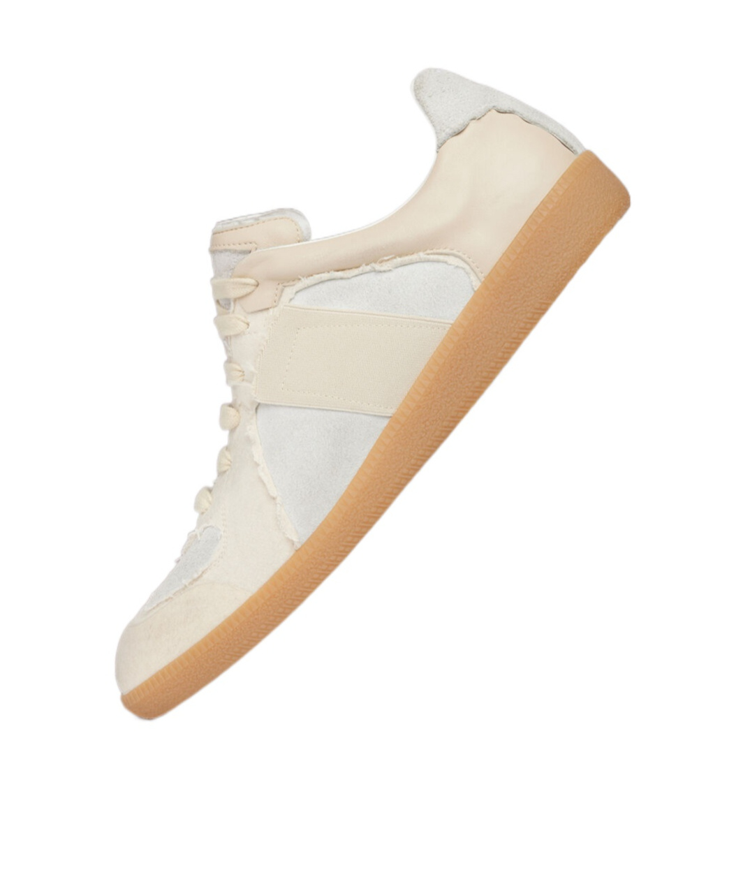 Maison Margiela Replica Inside Out Lace-up Sneakers In Nude