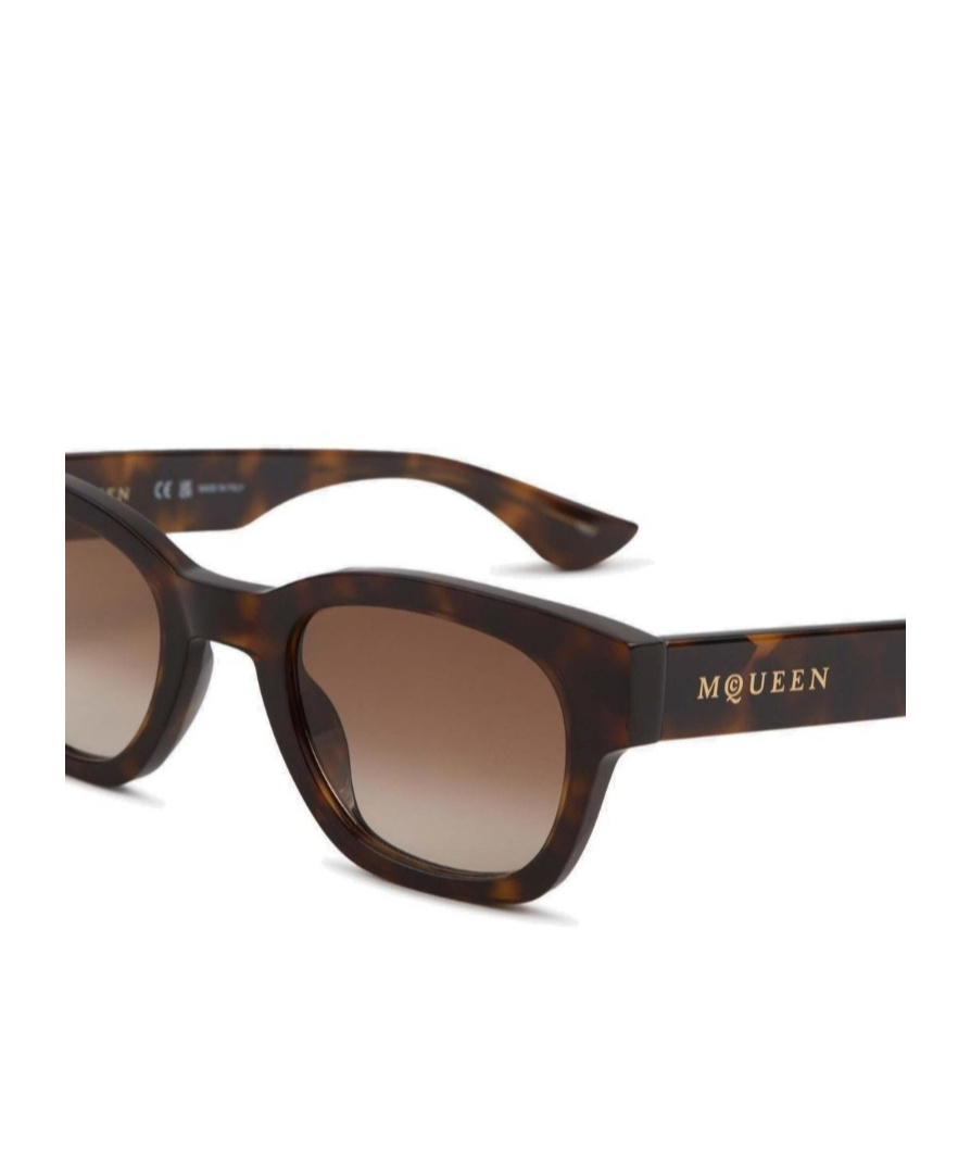 Alexander Mcqueen Eyewear Square Frame Sunglasses In Black