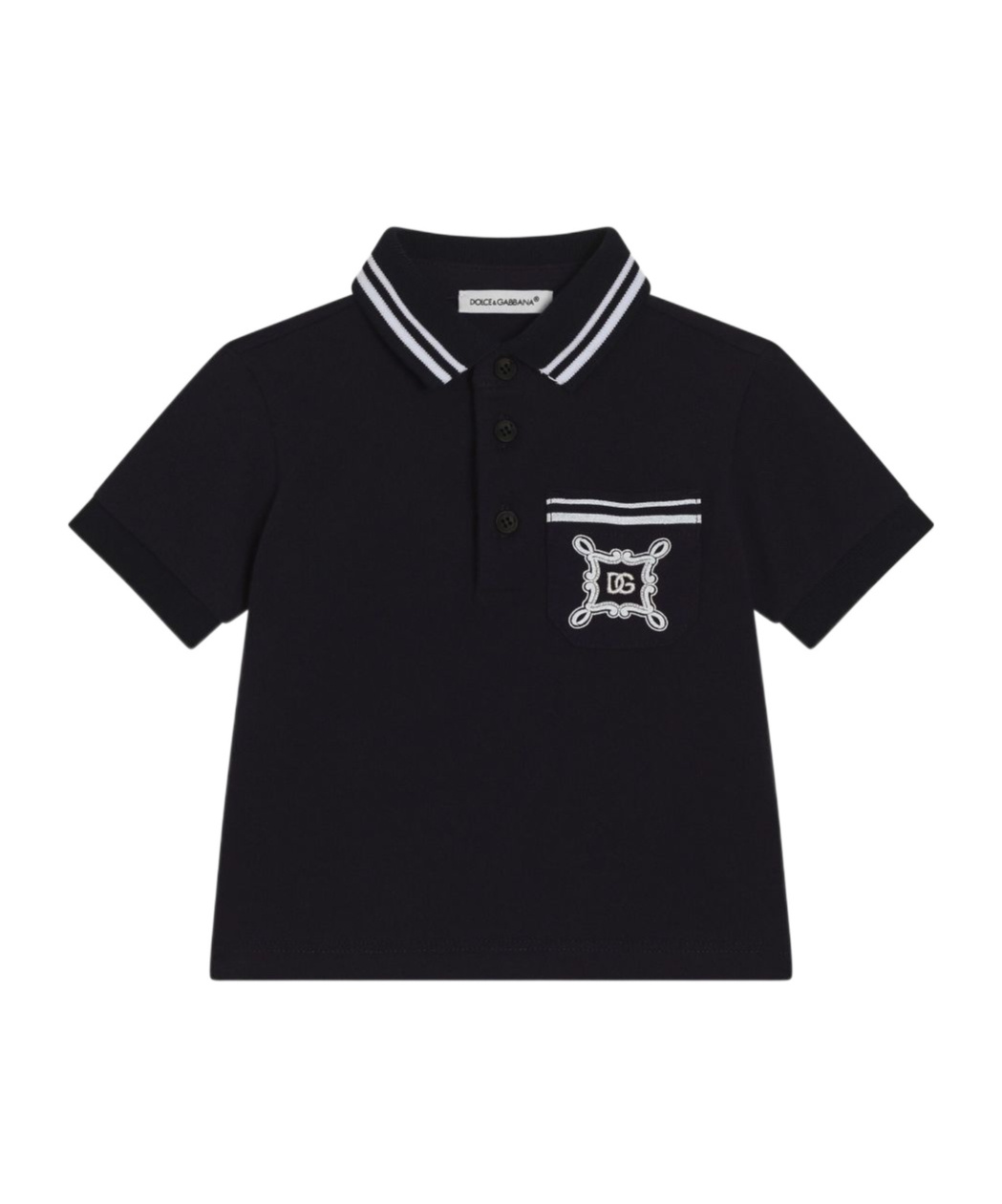 Dolce & Gabbana Logo-embroidered Polo Shirt