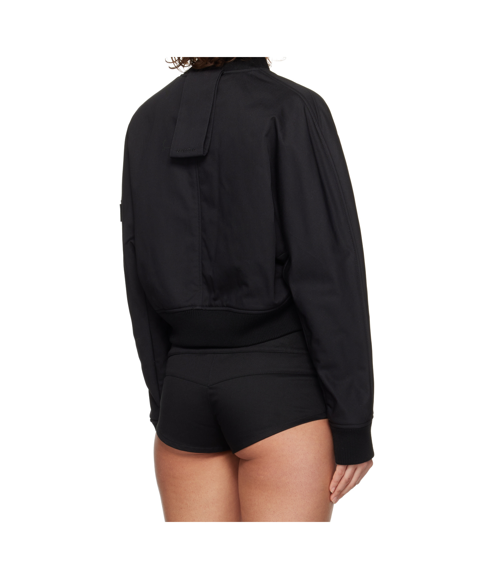 Courrèges Scuba Bomber Jacket Casual Jackets And Parka Black