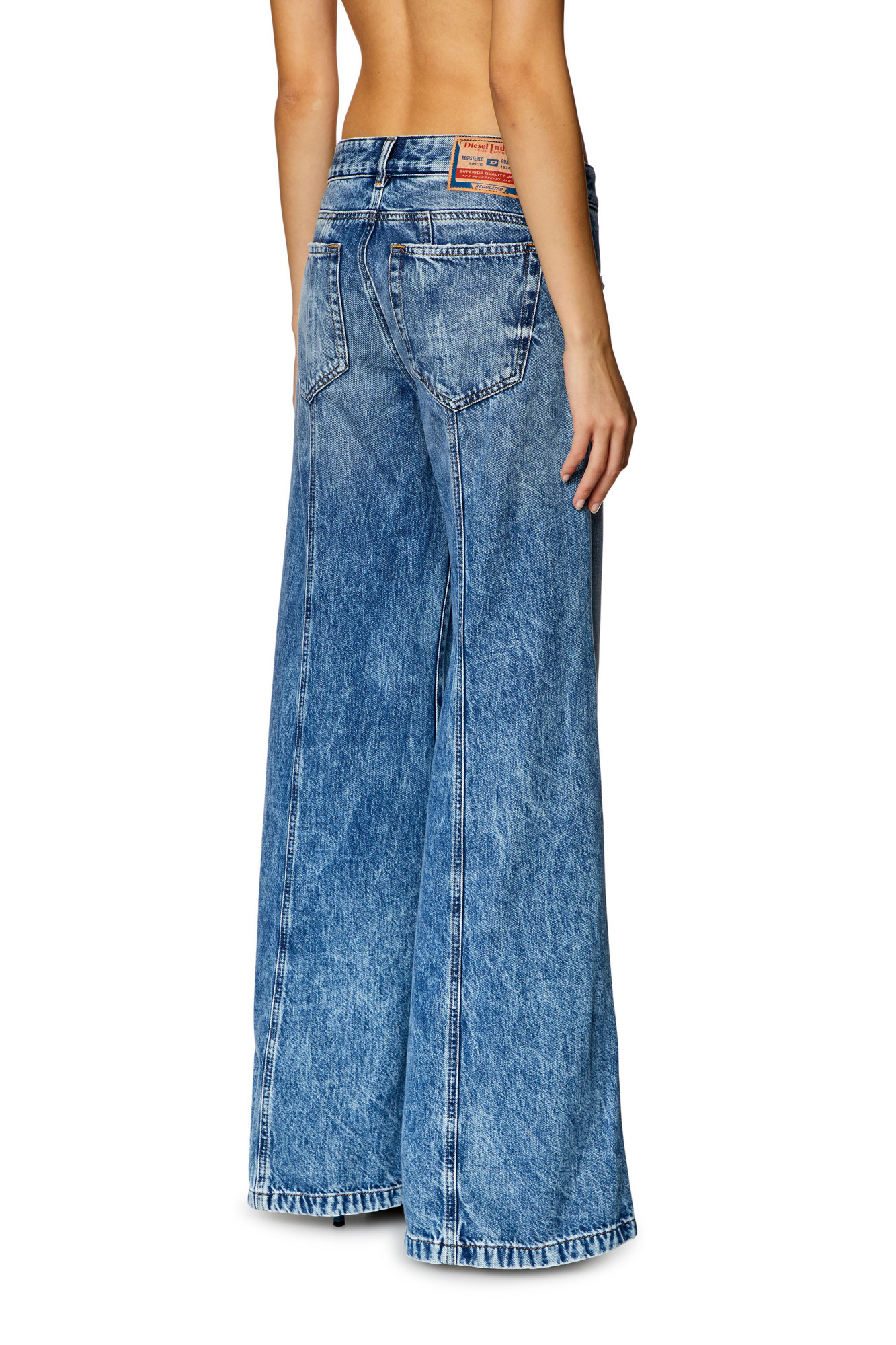 Diesel Bootcut And Flare Jeans D-akii 09h95t Jeans In Blue