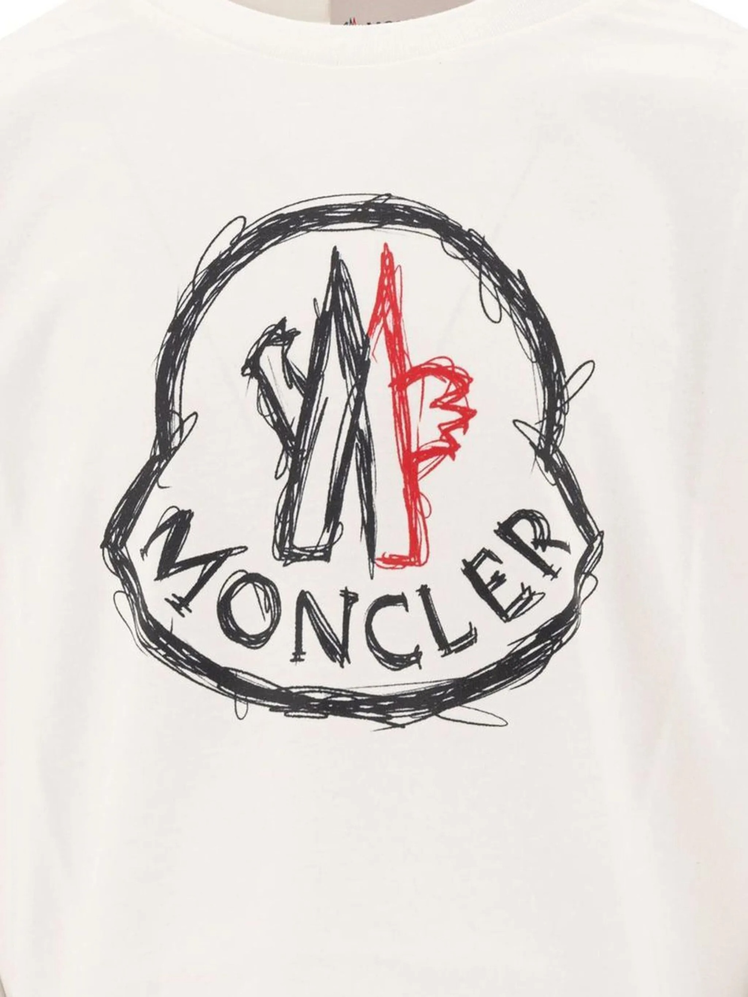 Moncler Doodle-logo T-shirt In White