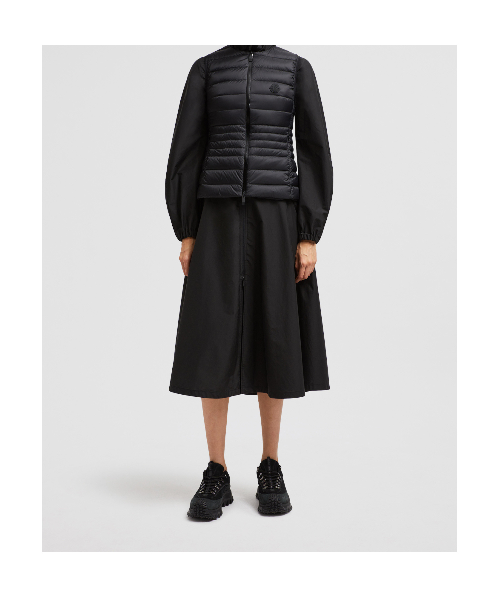 Moncler Irigny Down Vest In Black