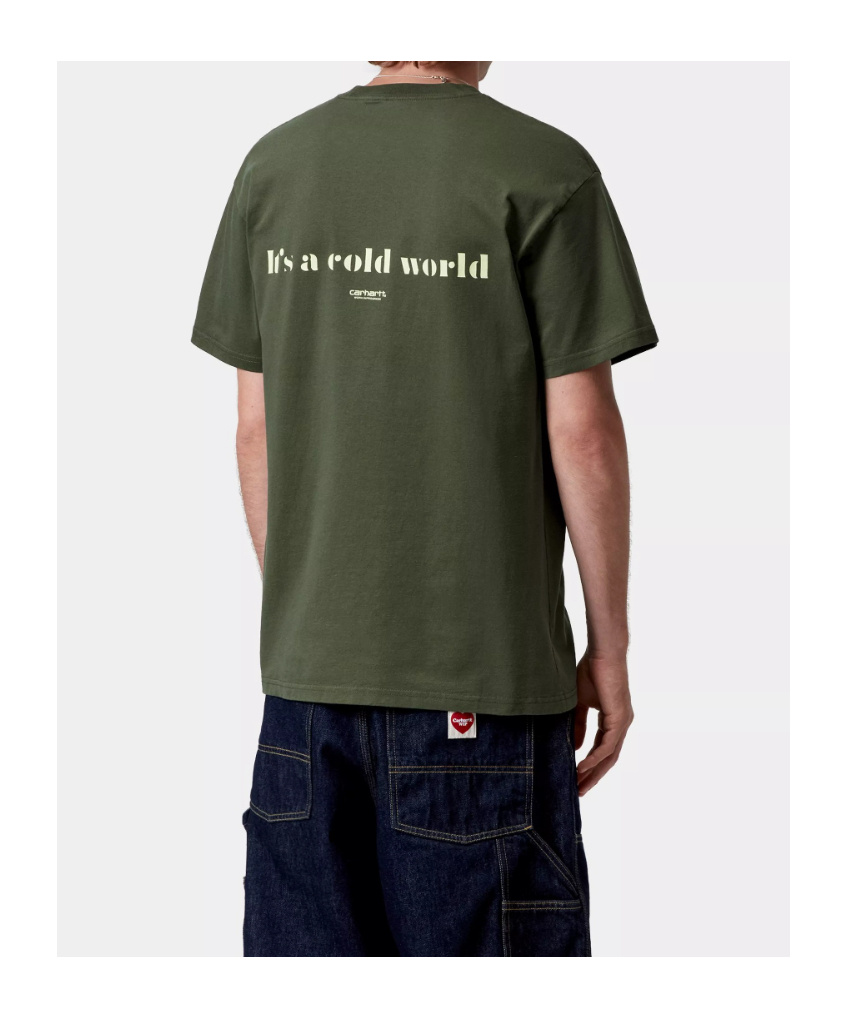 Carhartt Cold World Graphic-print T-shirt In Gray