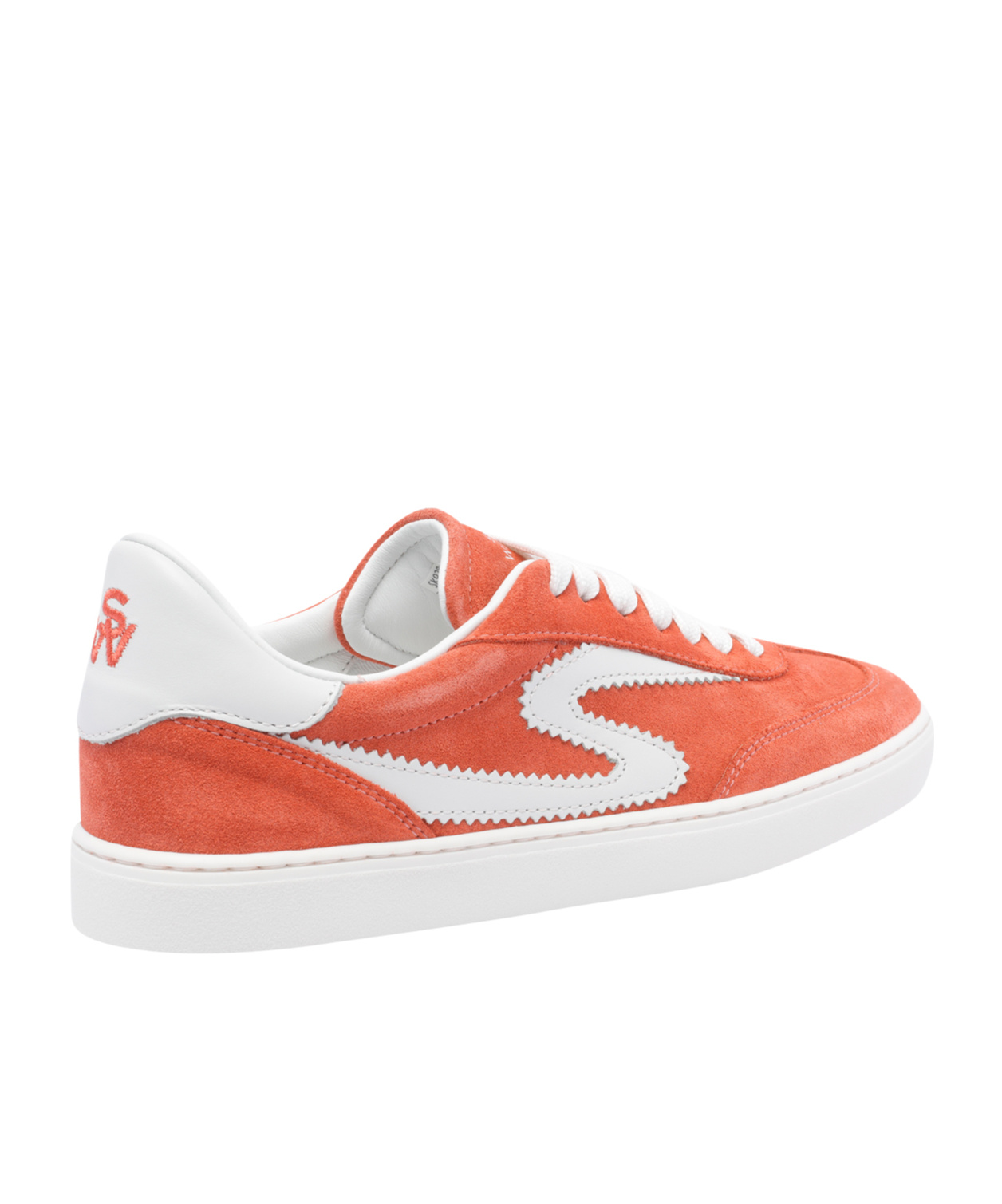 Stuart Weitzman Low Top Sneakers Contrast Stitching In White