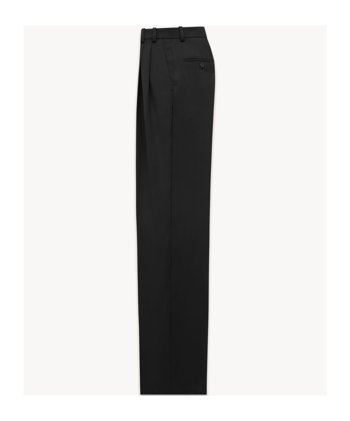 Saint Laurent Wool Pants In Black