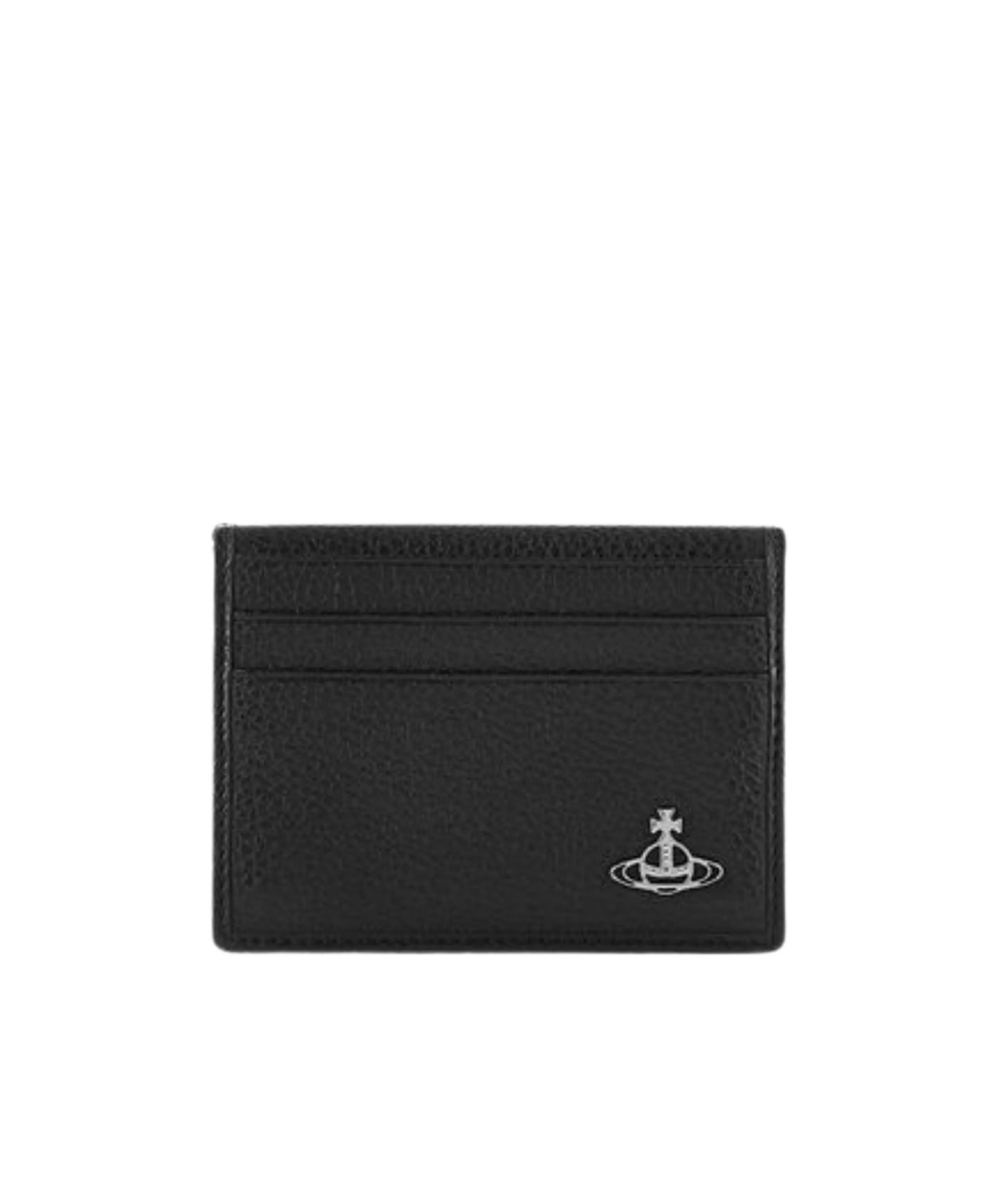 Vivienne Westwood Orb-plaque Bi-fold Wallet In Black