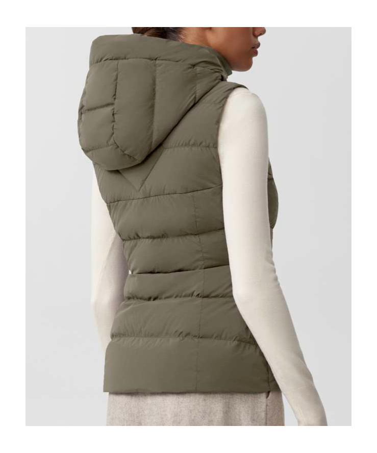 Canada Goose Down Vest In Green