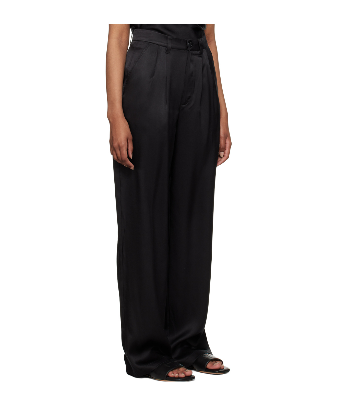 ANINE BING CARRIE STRAIGHT-LEG TAILORED TROUSERS