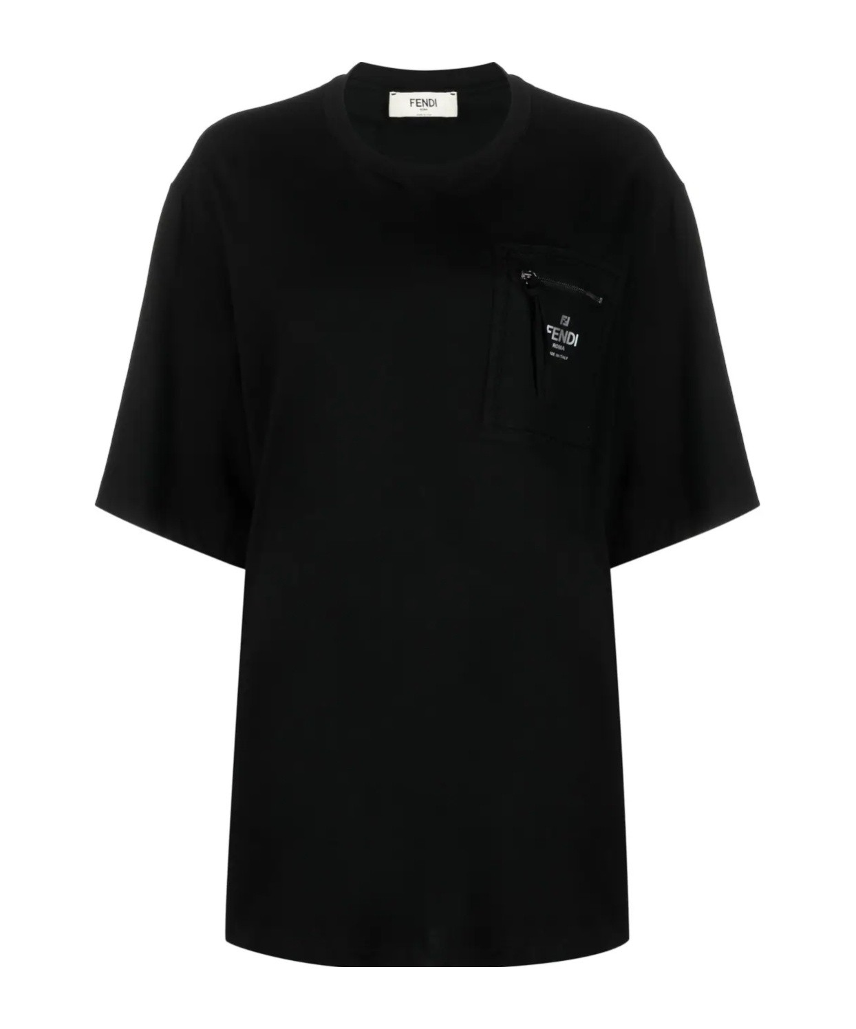 FENDI ZIP-POCKET SHORT-SLEEVE T-SHIRT